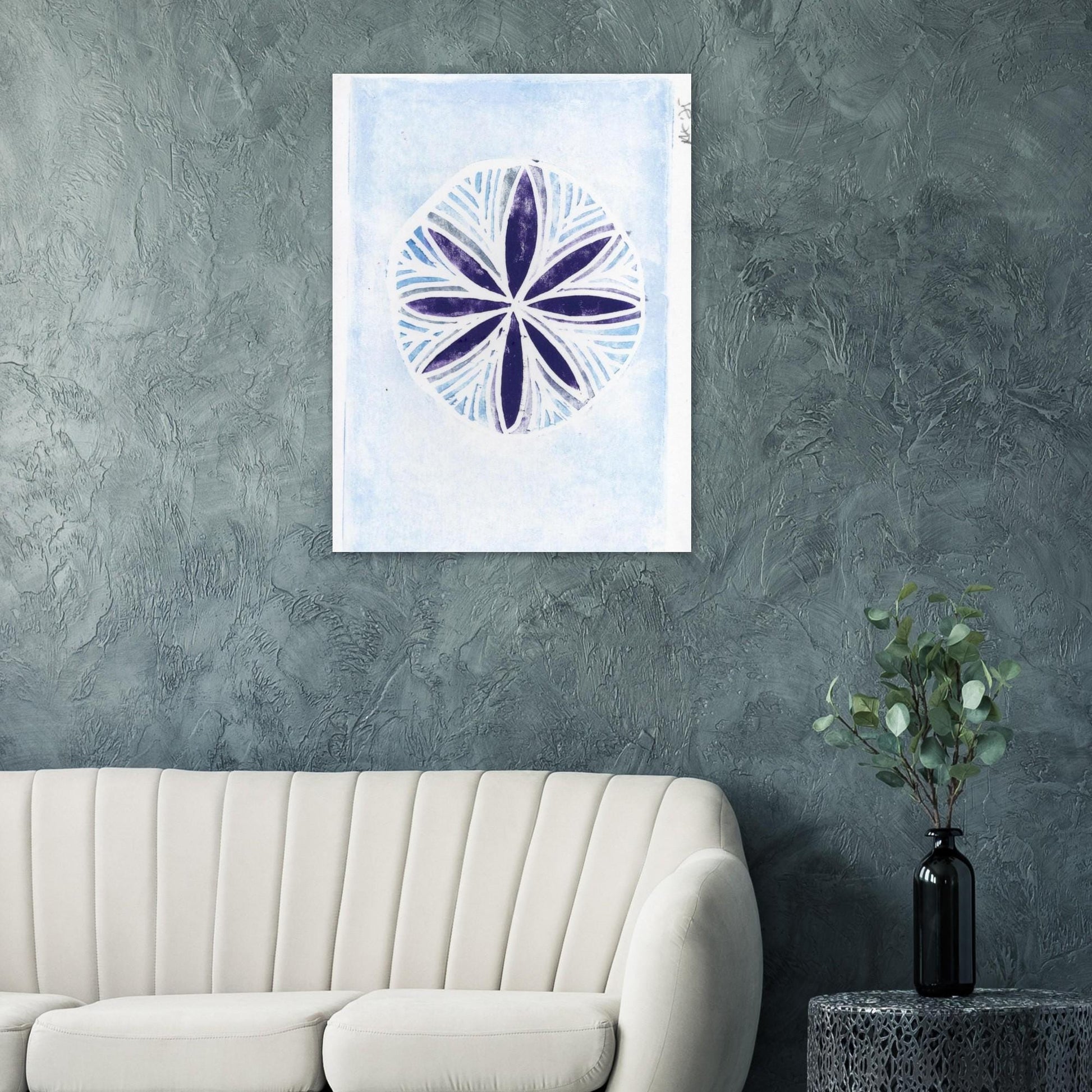 Blue and Purple Medallion
