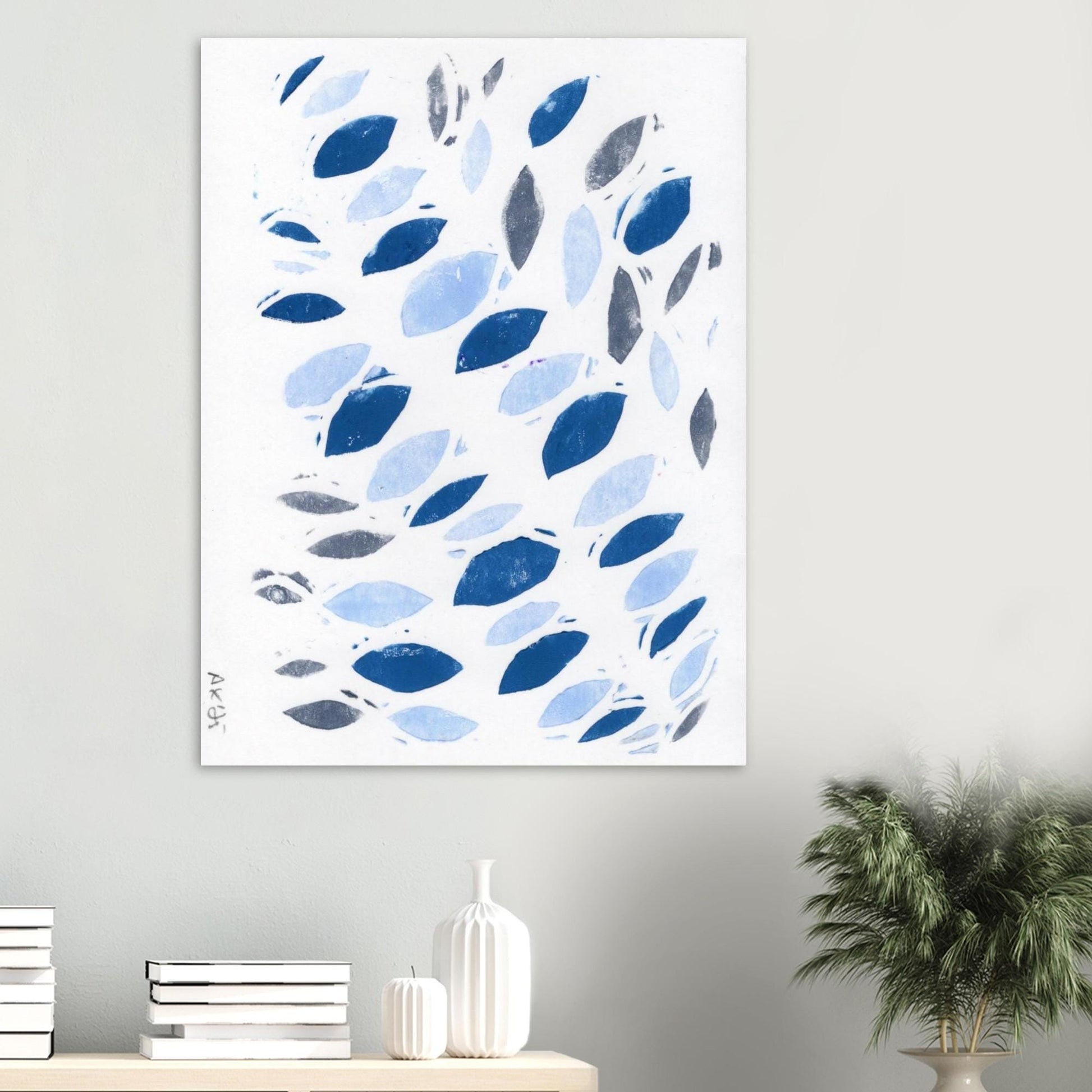 Inverse Blue Vines