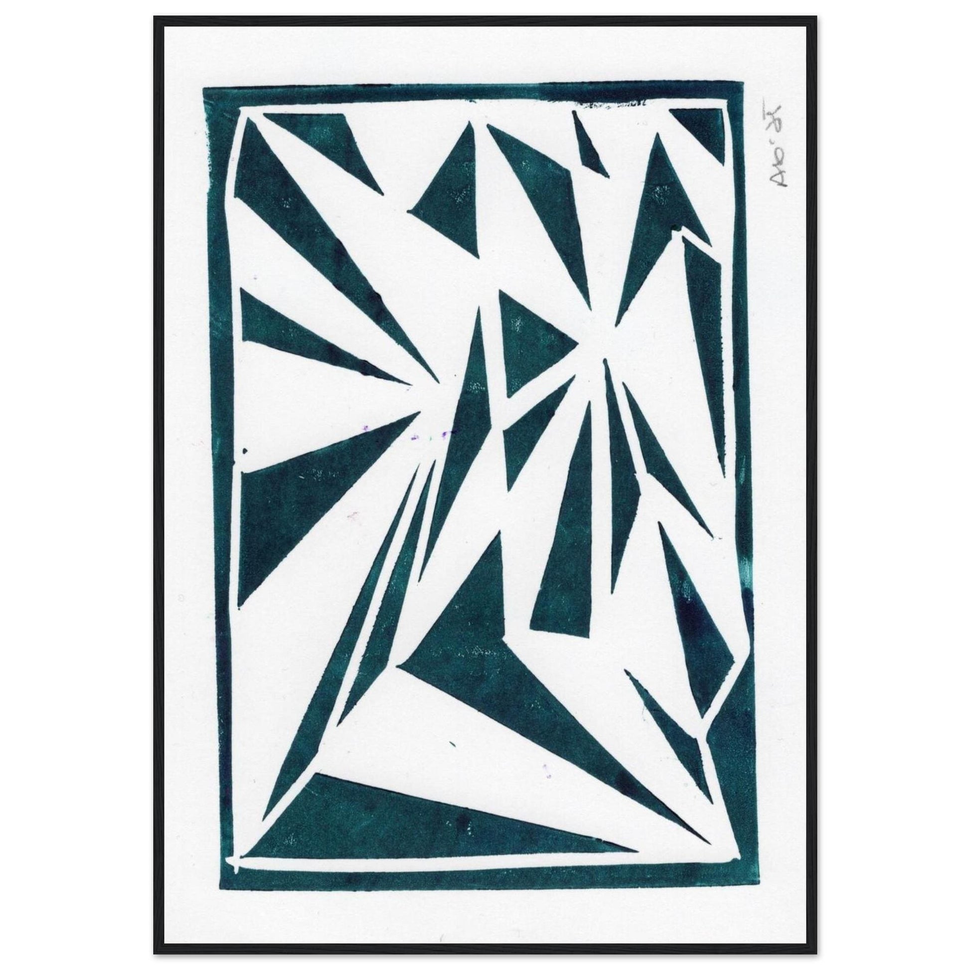 Classic Matte Paper Wooden Framed Poster