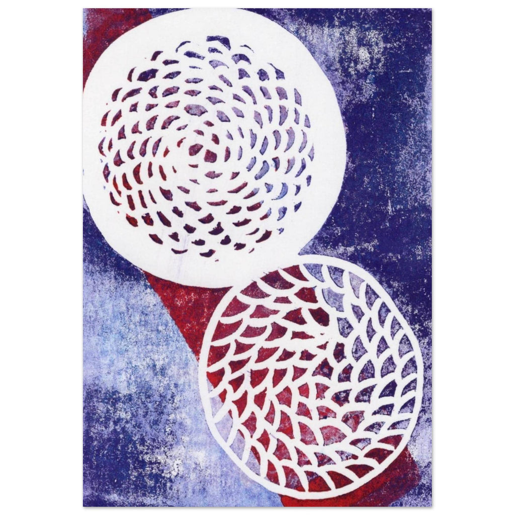 Rebel Woven Circle Aluminum Print (Imperial)