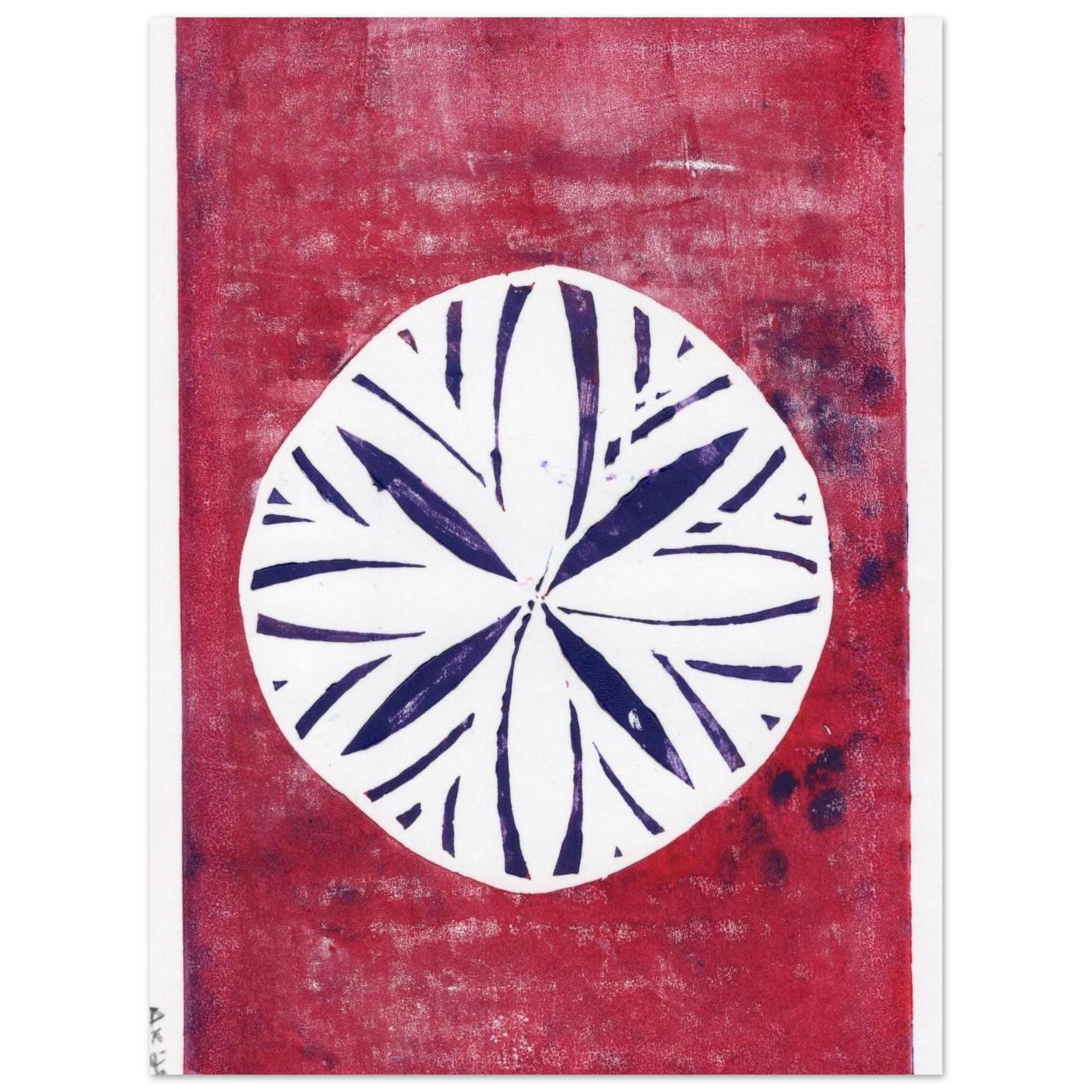 Red and Purple Medallion