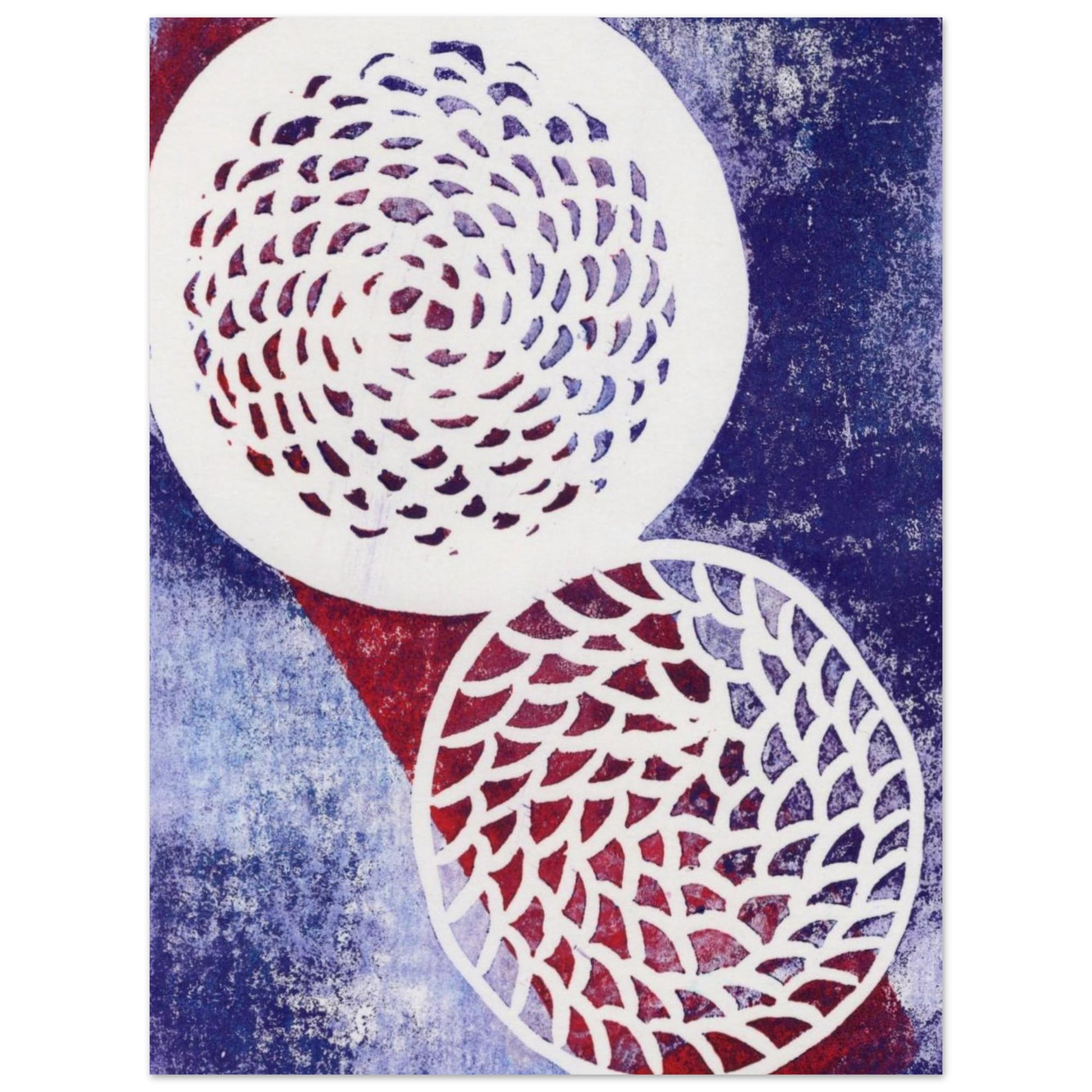 Rebel Woven Circles Museum-Quality Matte Paper Poster