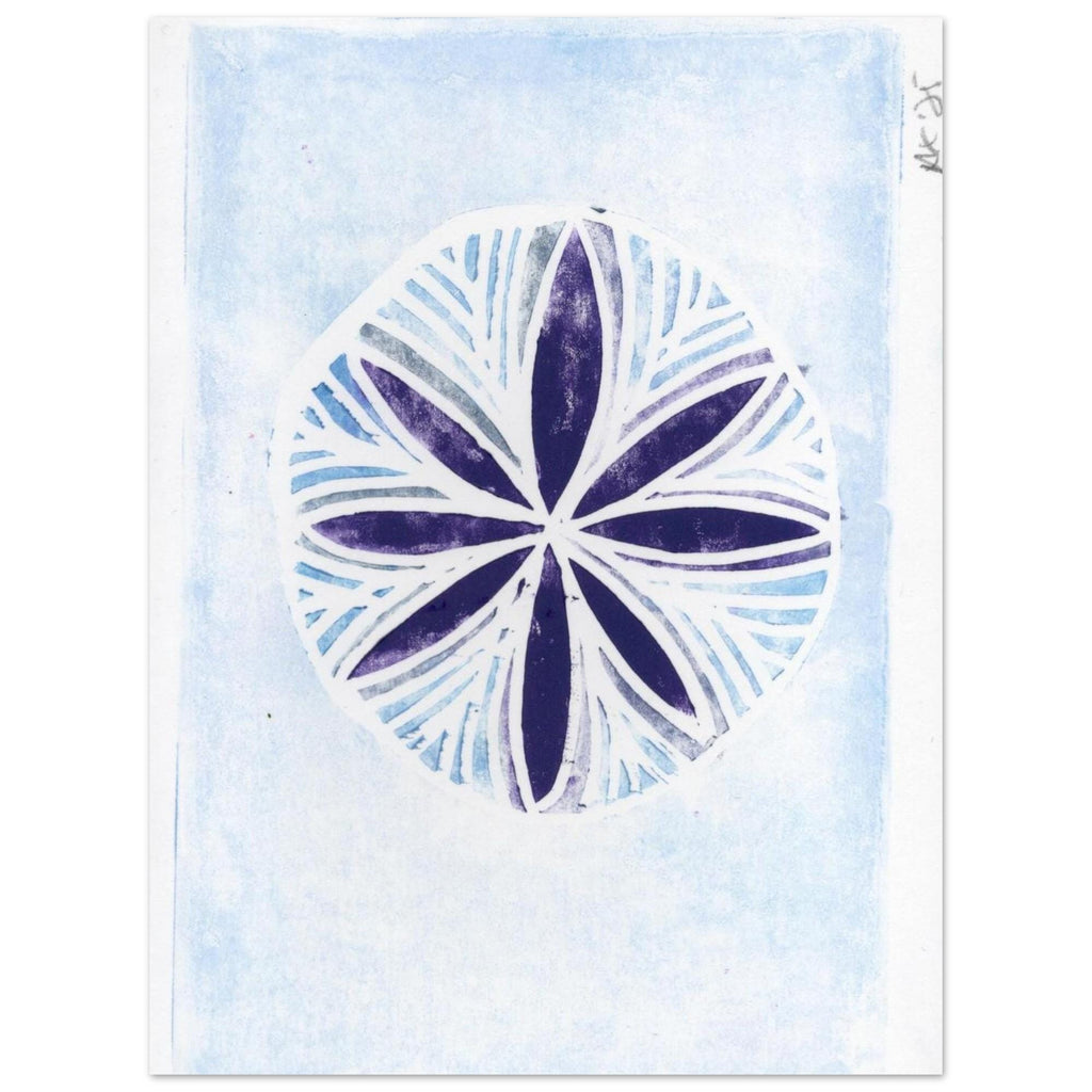 Blue and Purple Medallion