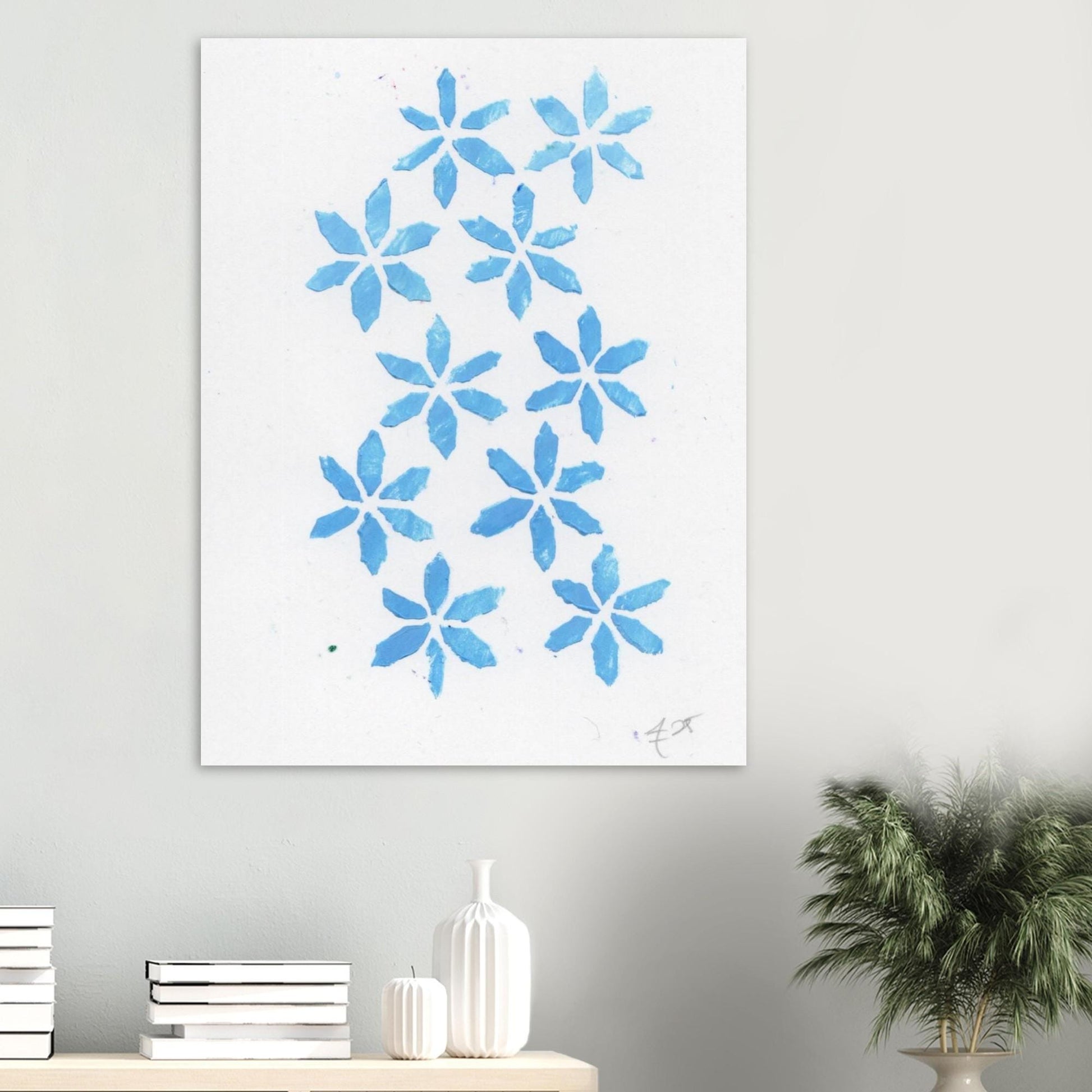 Ice Flowers Fine Art Poster