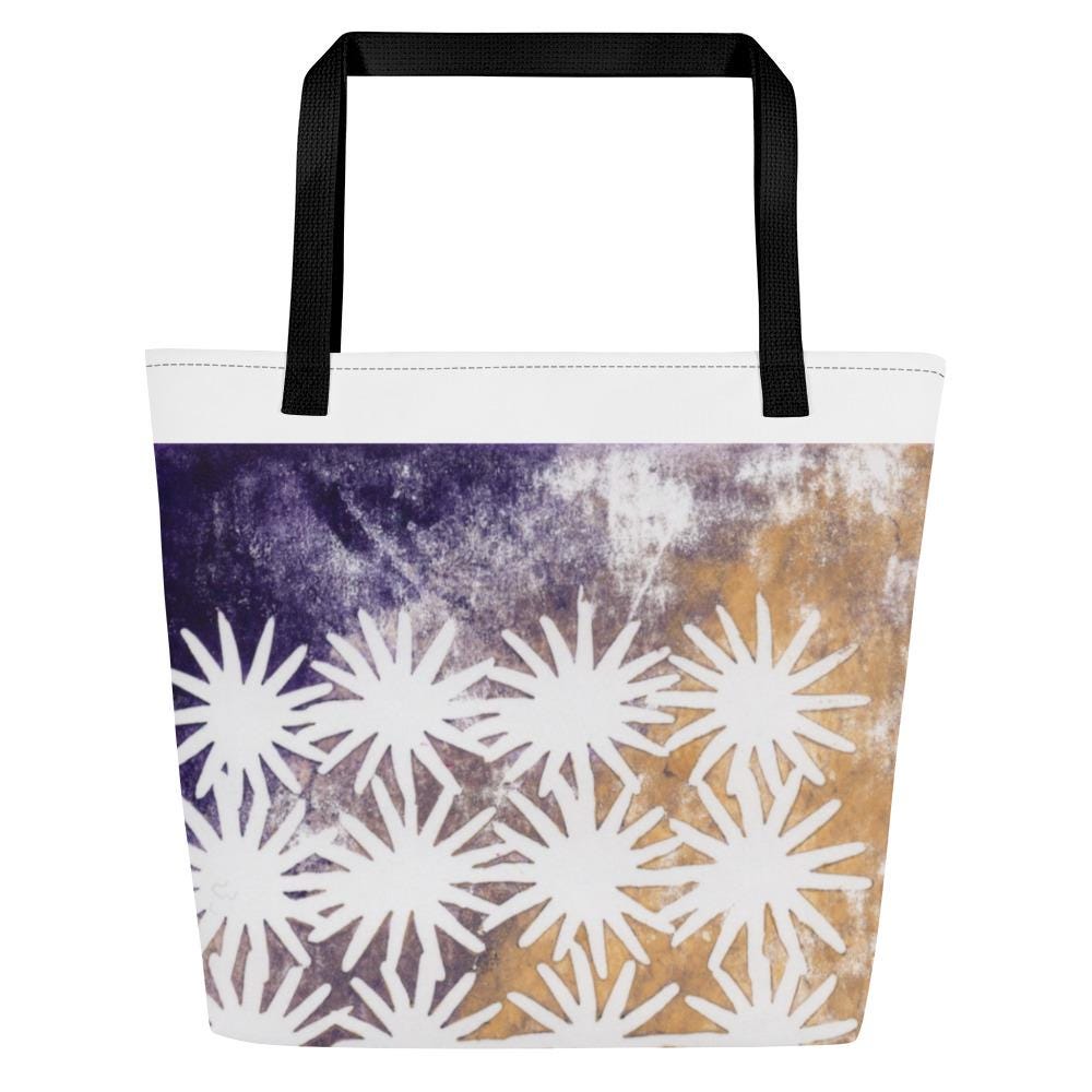 Royal Stars History All-Over Print Large Tote Bag
