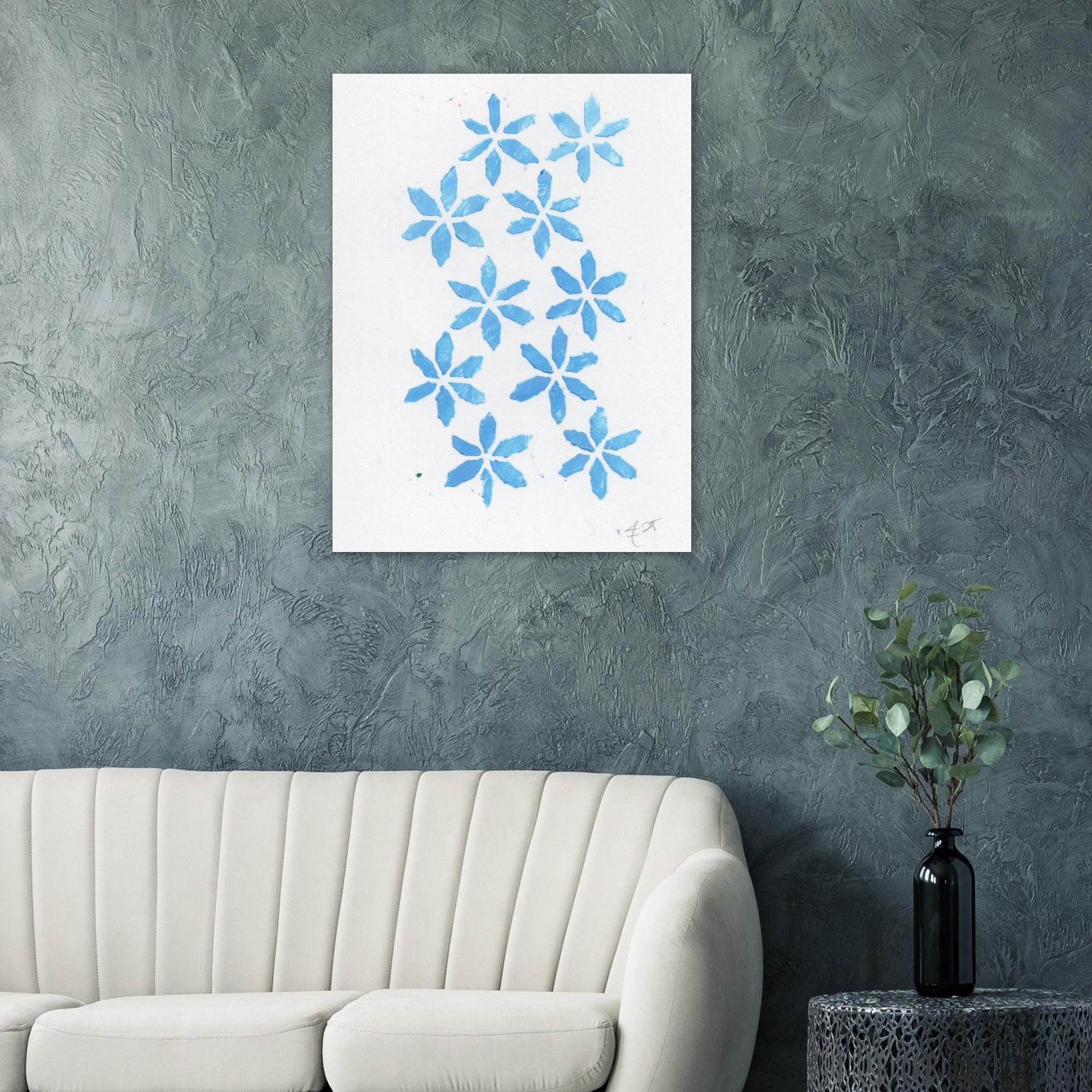 Ice Flowers Fine Art Poster
