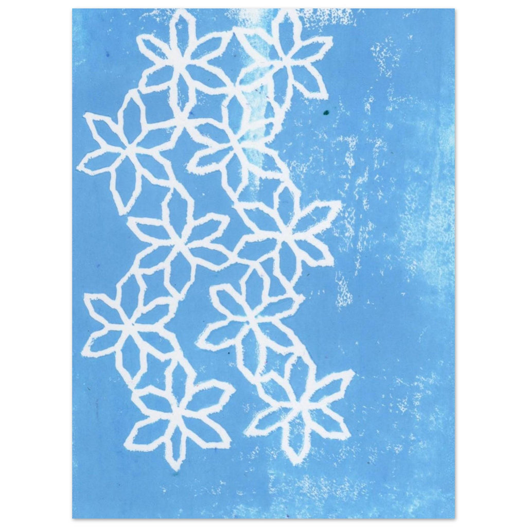 Flowers on Ice Premium Matte Paper Poster (Imperial)