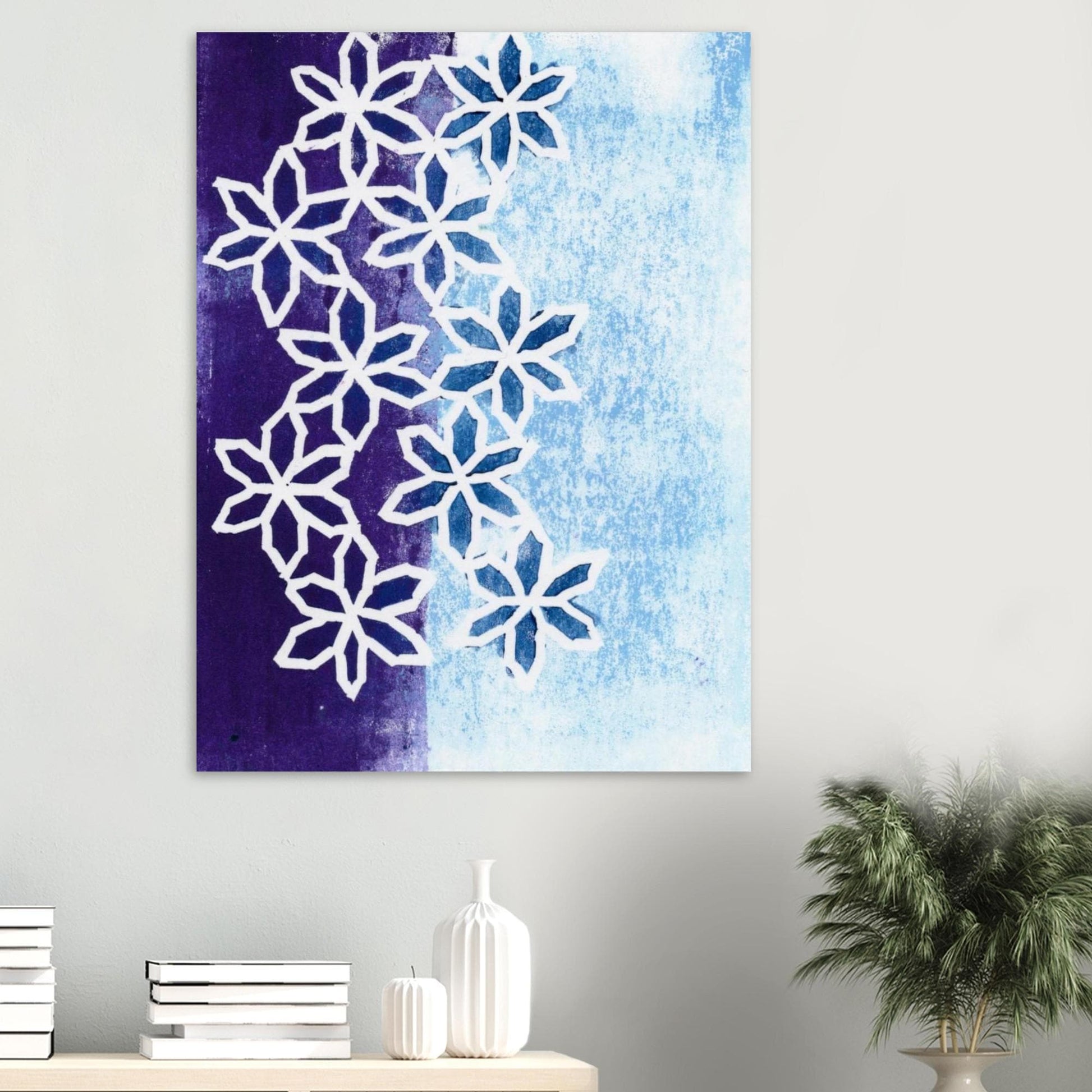 Flower Motion Premium Matte Paper Poster (Imperial)