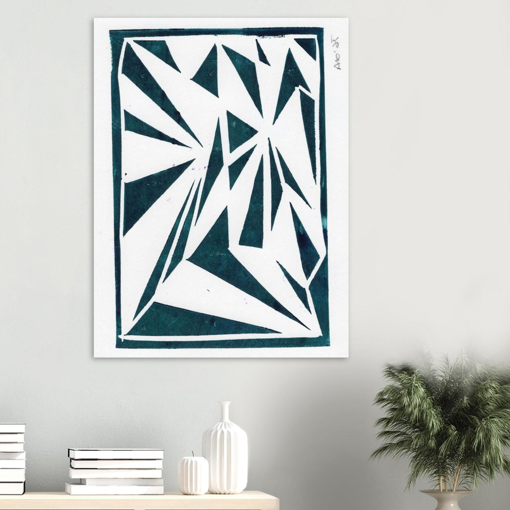 Green Flying Triangles