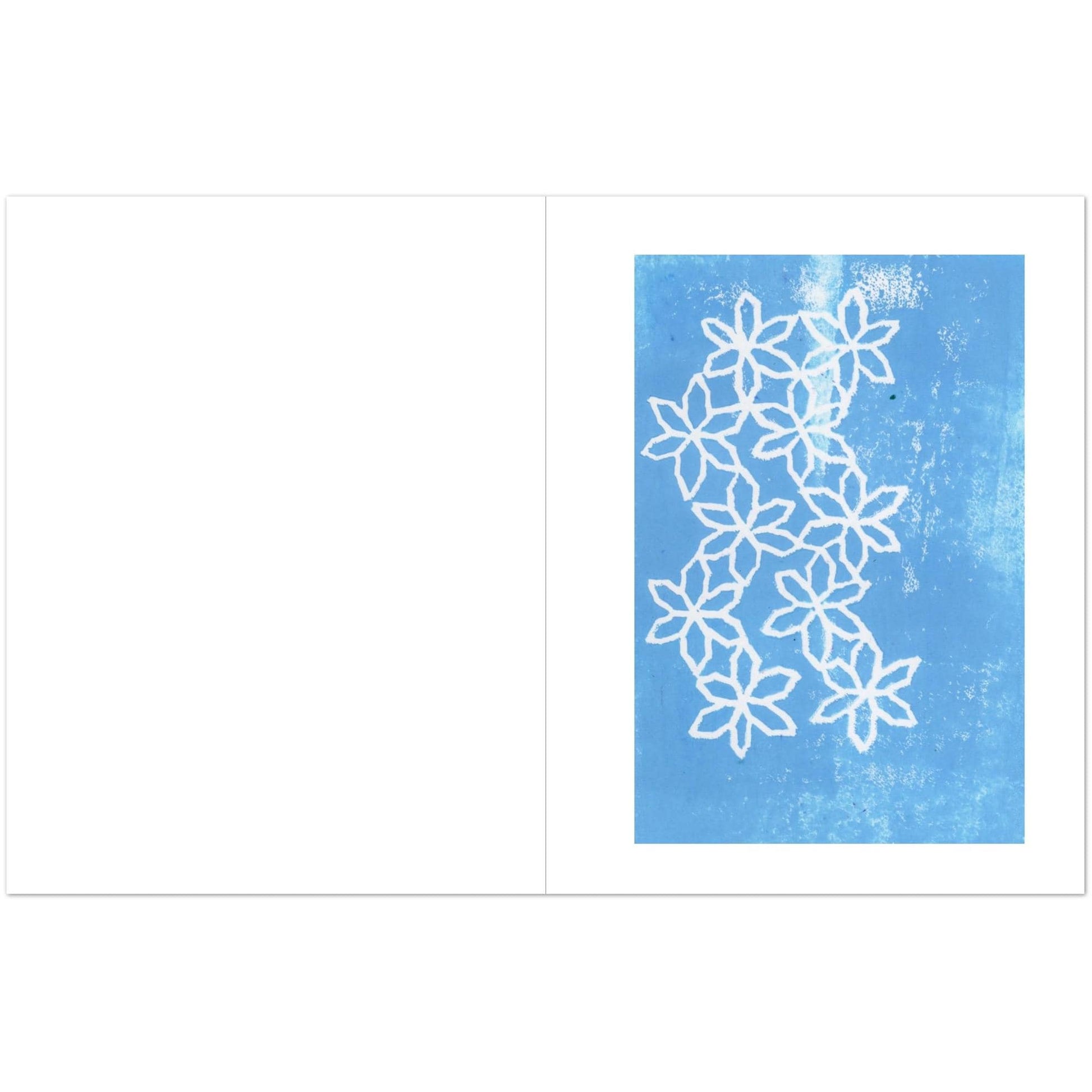 Flowers on Ice Pack of 10 Greeting Cards (US & CA)