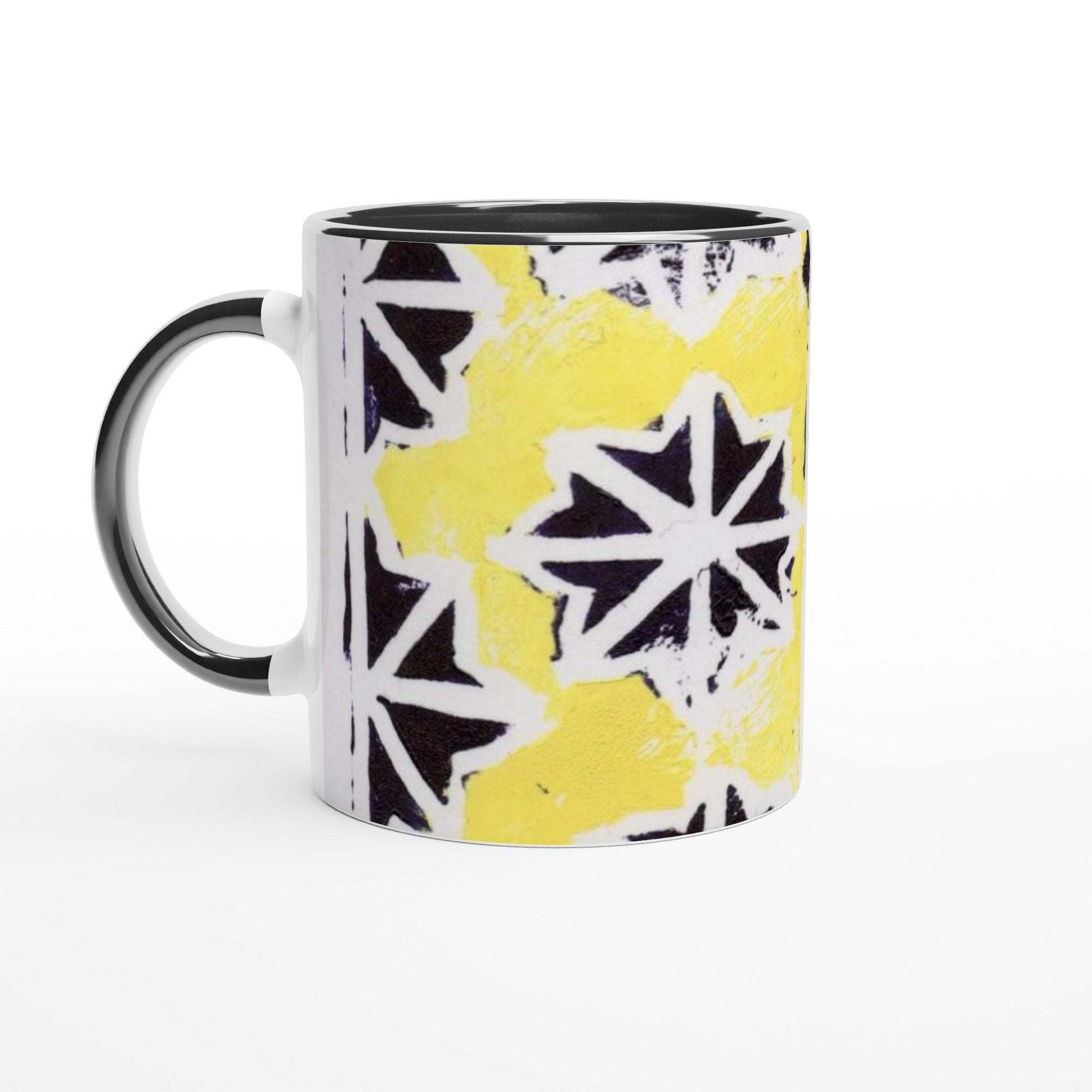 White 11oz Ceramic Mug with Color Inside