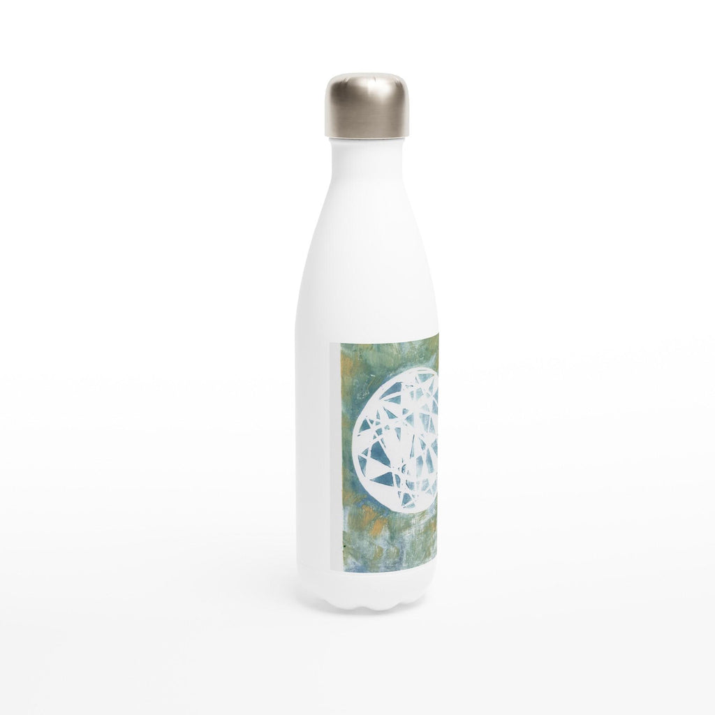 White 17oz Stainless Steel Water Bottle