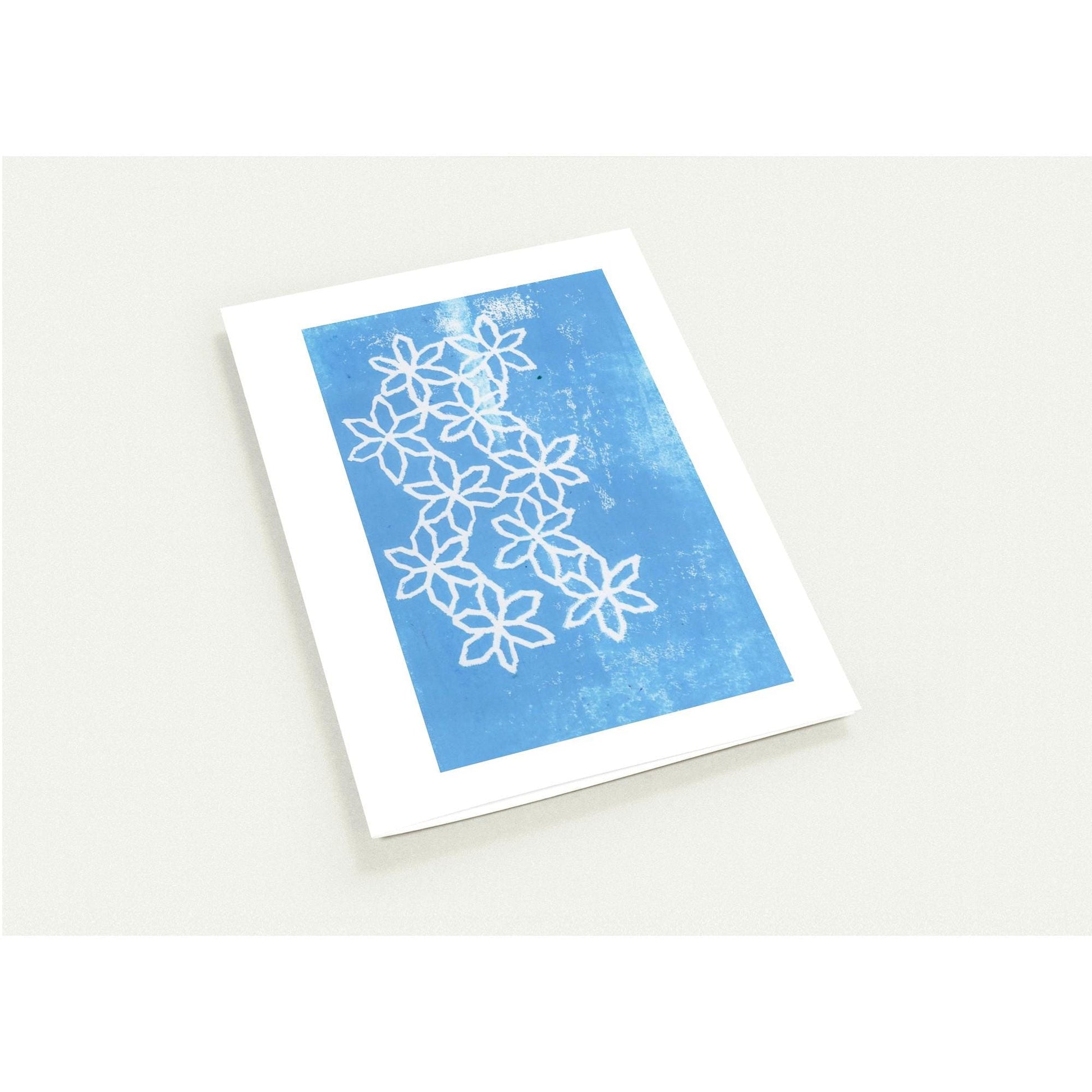 Flowers on Ice Pack of 10 Greeting Cards (US & CA)