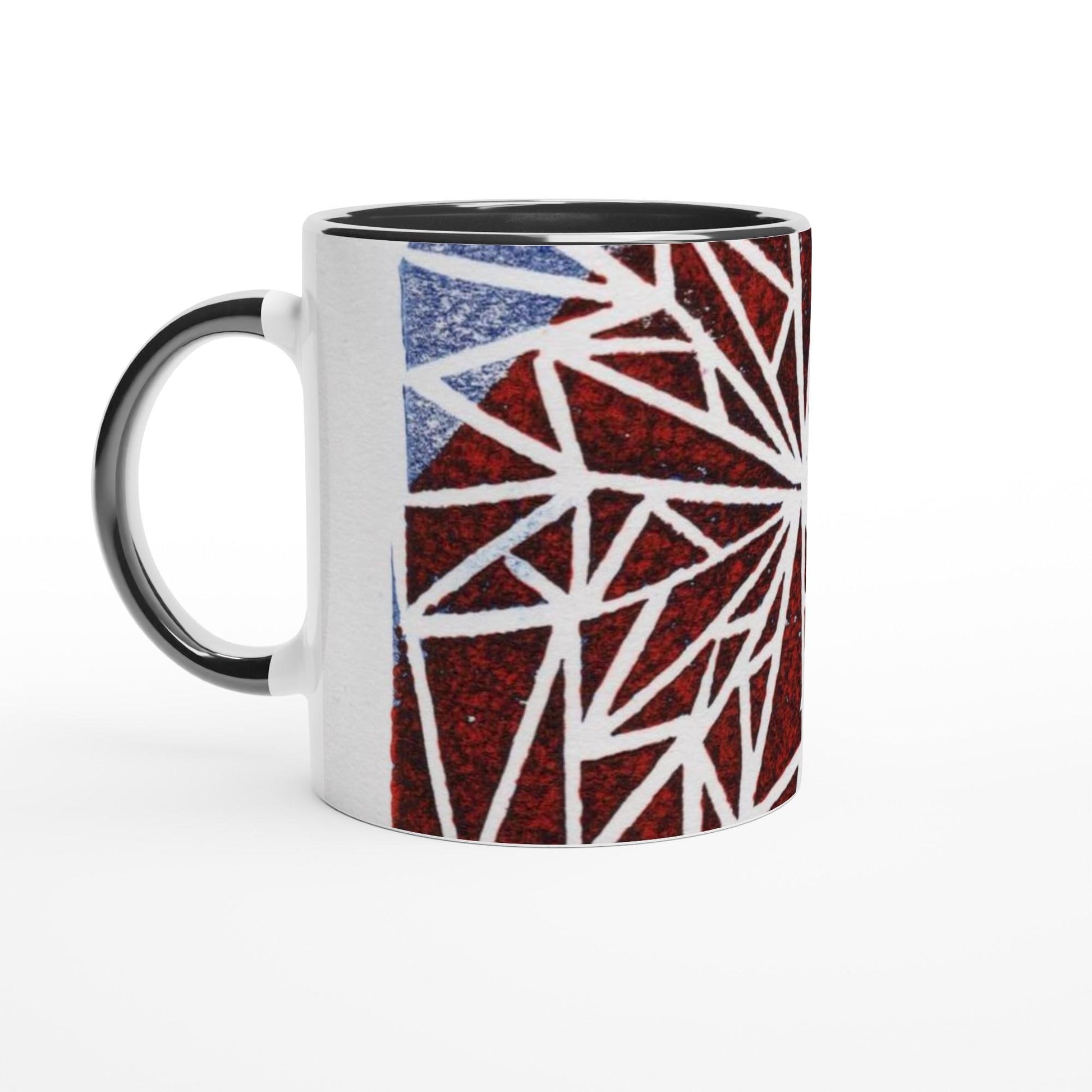 White 11oz Ceramic Mug with Color Inside