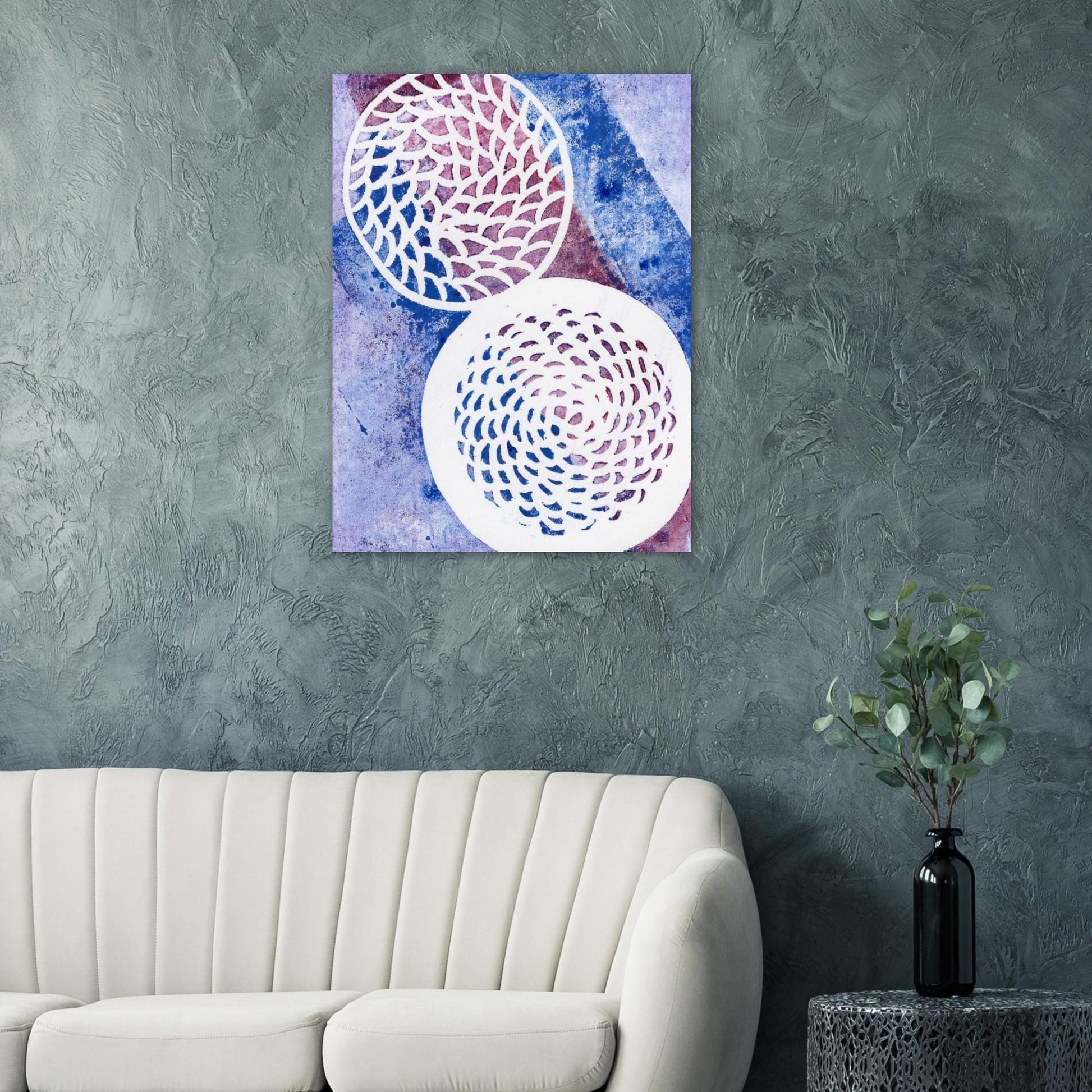 Woven Circles History Fine Art Poster