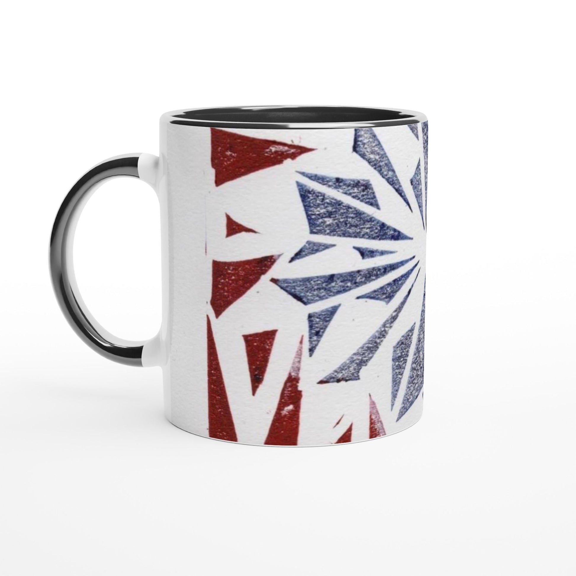 White 11oz Ceramic Mug with Color Inside