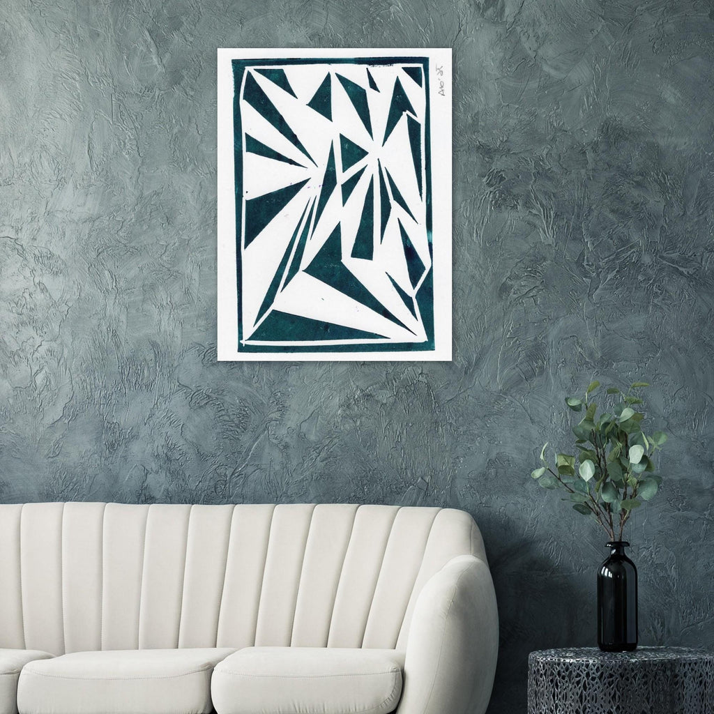 Green Flying Triangles