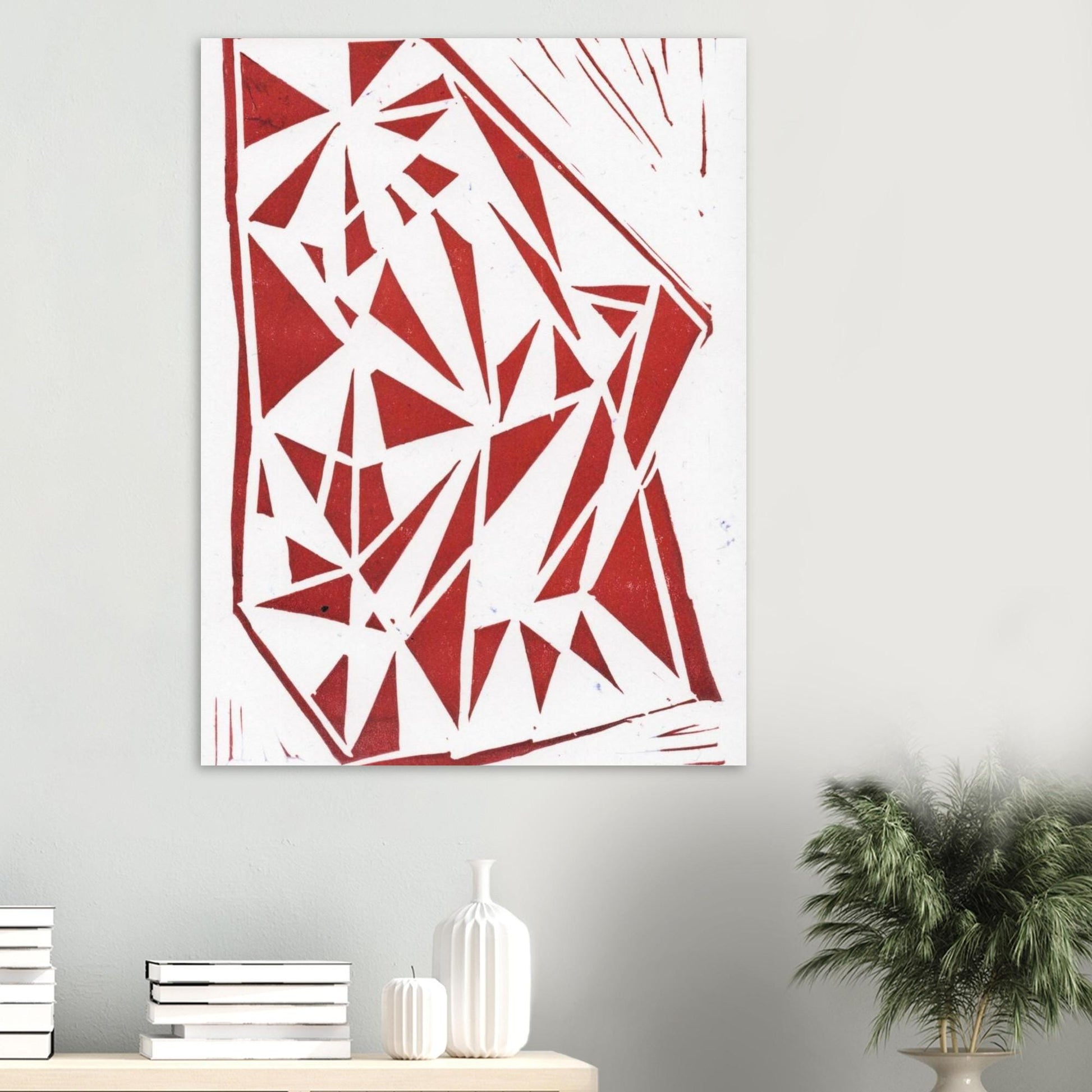 Red Flying Triangles