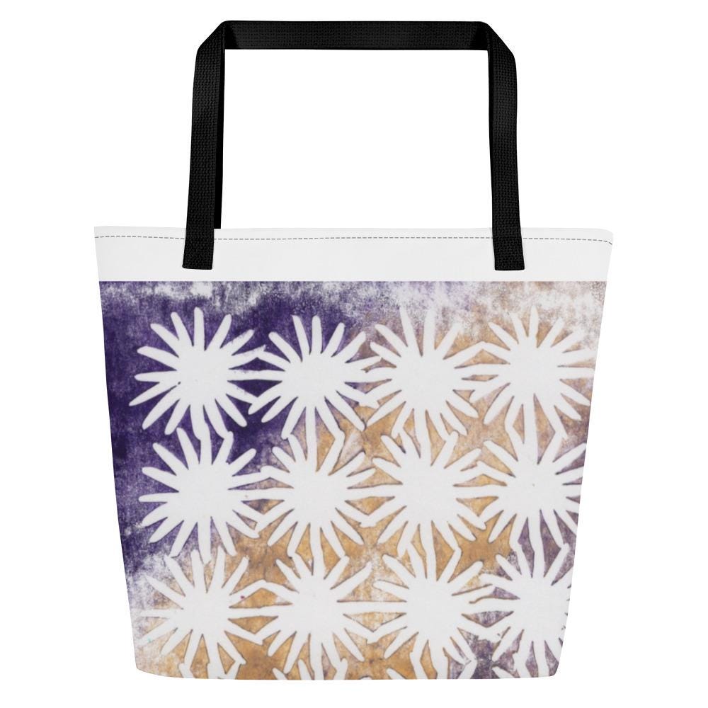 Royal Stars History All-Over Print Large Tote Bag