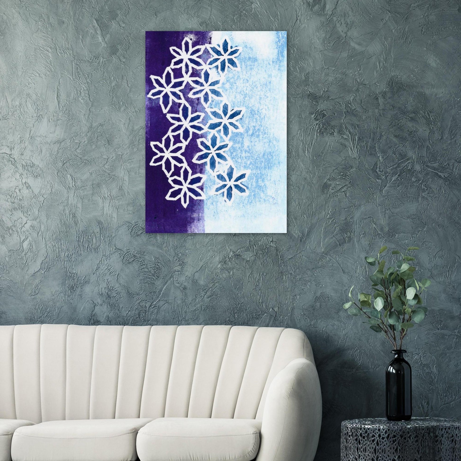 Flower Motion Aluminum Print