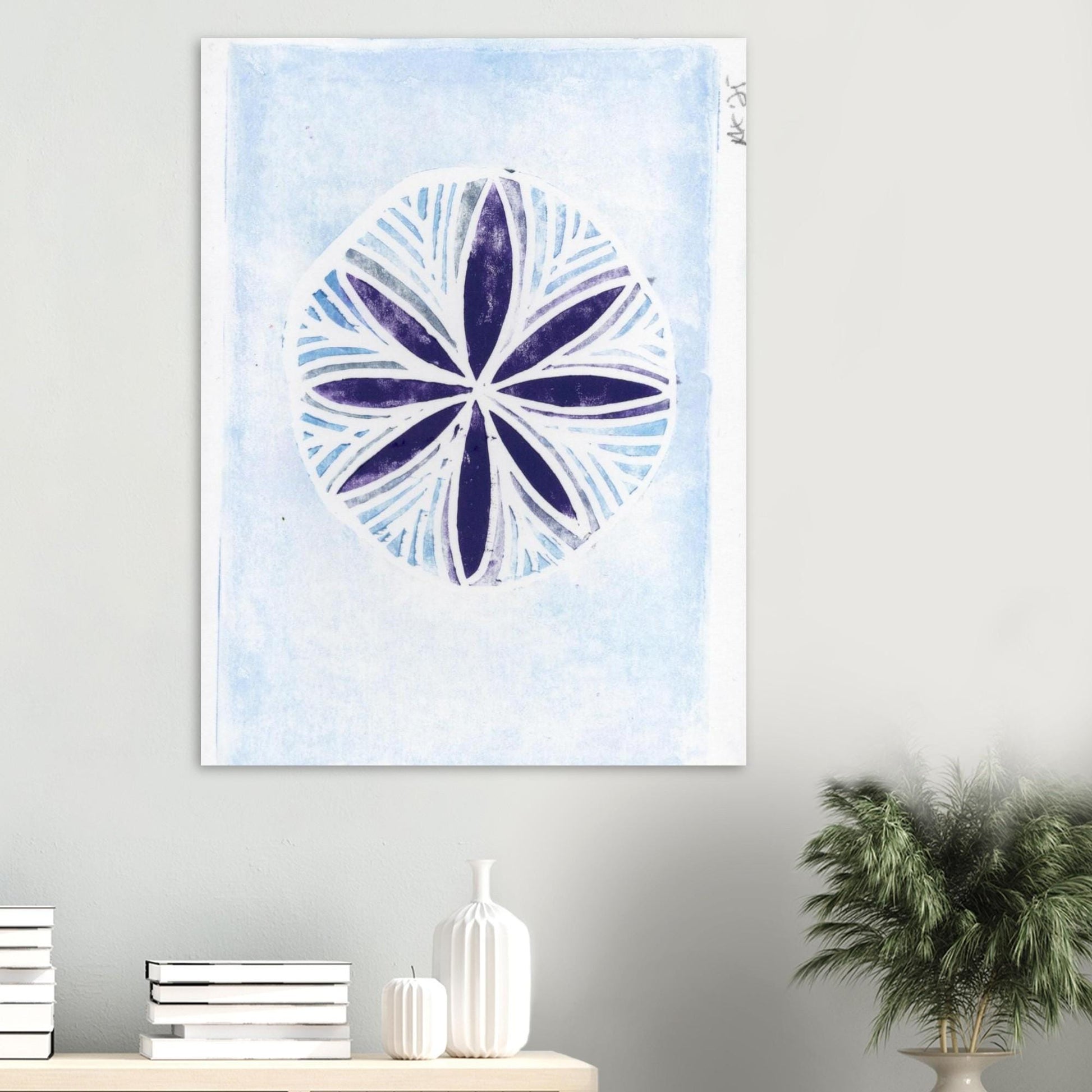 Blue and Purple Medallion