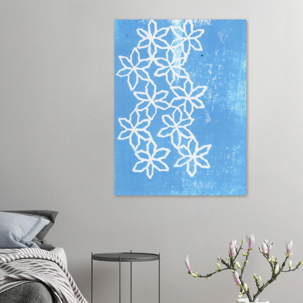 Flowers on Ice Premium Matte Paper Poster (Imperial)