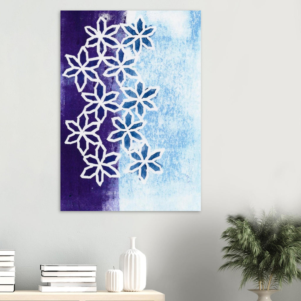 Flower Motion Aluminum Print